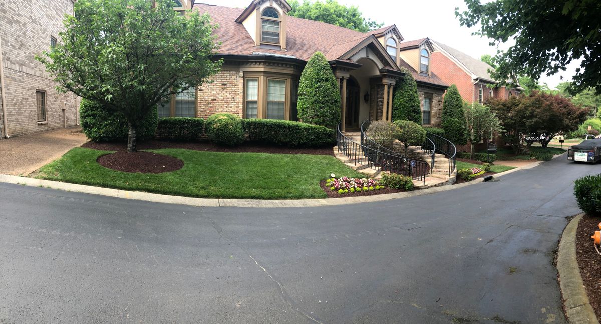 Landscape Design and Installation for Russell's Lawn Care Plus in Nashville, TN