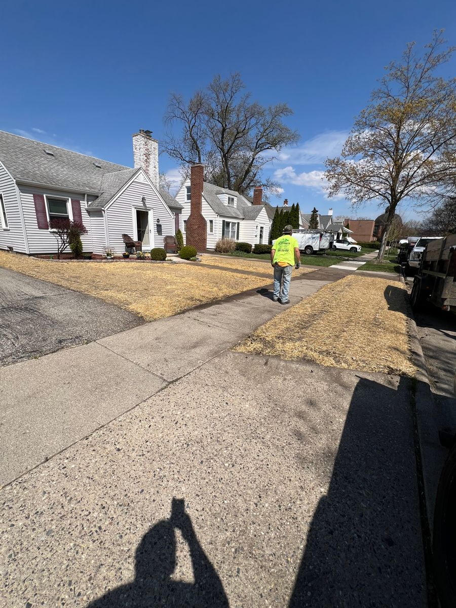 Seeding for Alltimate Outdoor Services in Warren, MI