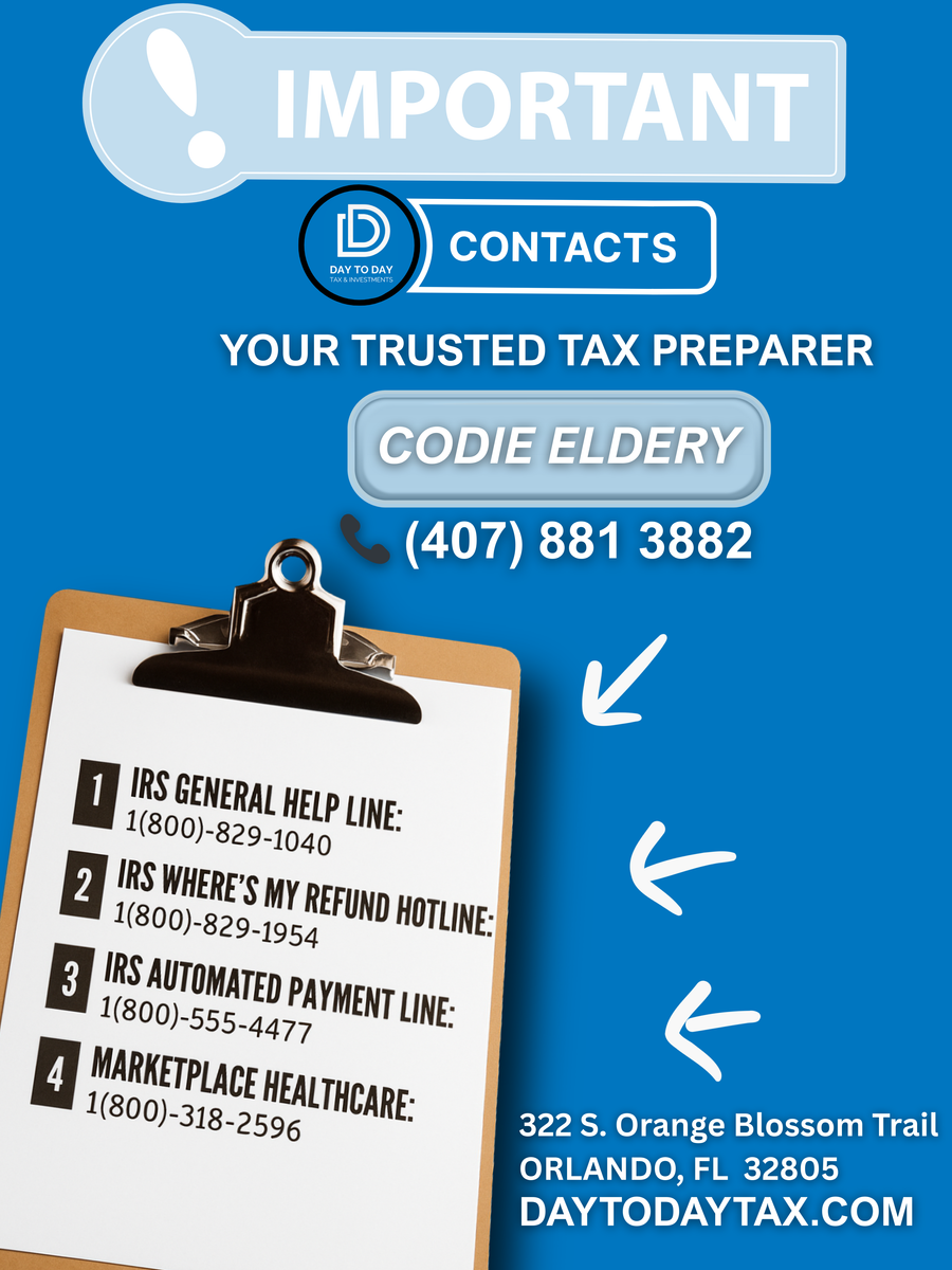 Tax Planning for Day To Day Tax & Investments in Orlando, FL