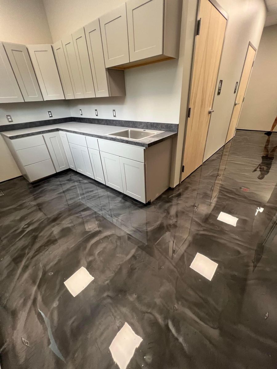 Epoxy Floor Coatings for Texas Curb N Borders in Houston, TX