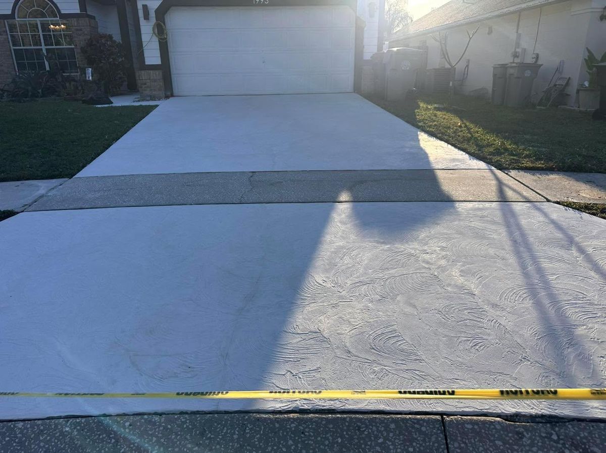 Decorative Concrete Overlays for Absolute Grey's LLC in Kissimmee, FL