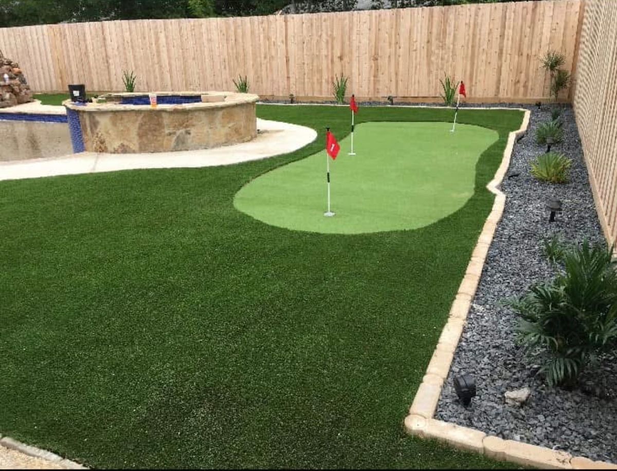 Turf Installation for Creative Edge Co. in San Antonio, TX