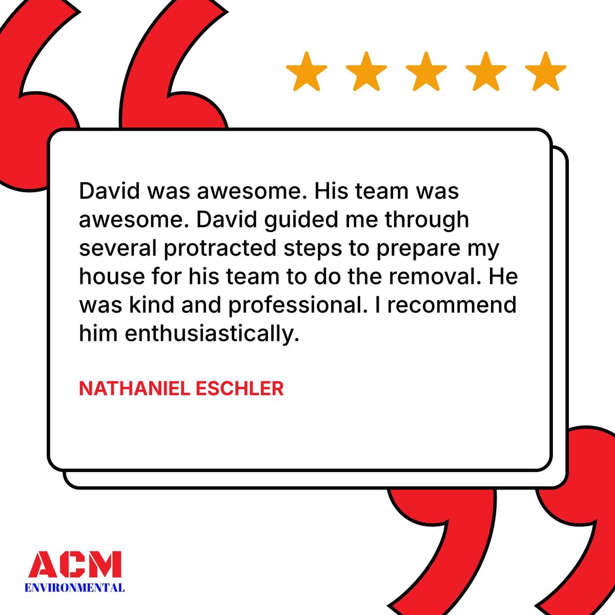 Consulting for ACM Environmental in Salt Lake City, UT