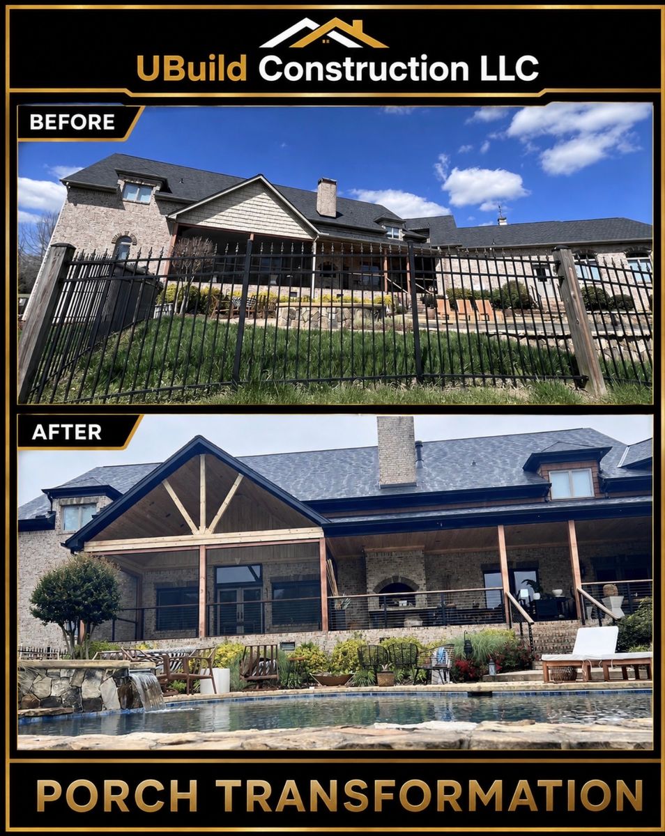 Remodeling Services for UBuild Construction in Greensboro, North Carolina