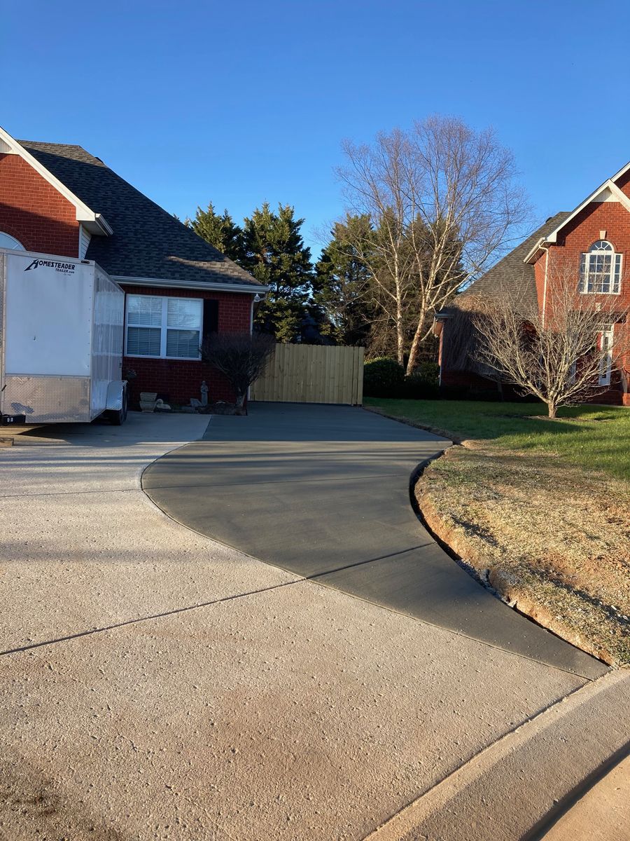 Driveway Extensions for Premier Concrete Scapes in Murfreesboro, TN