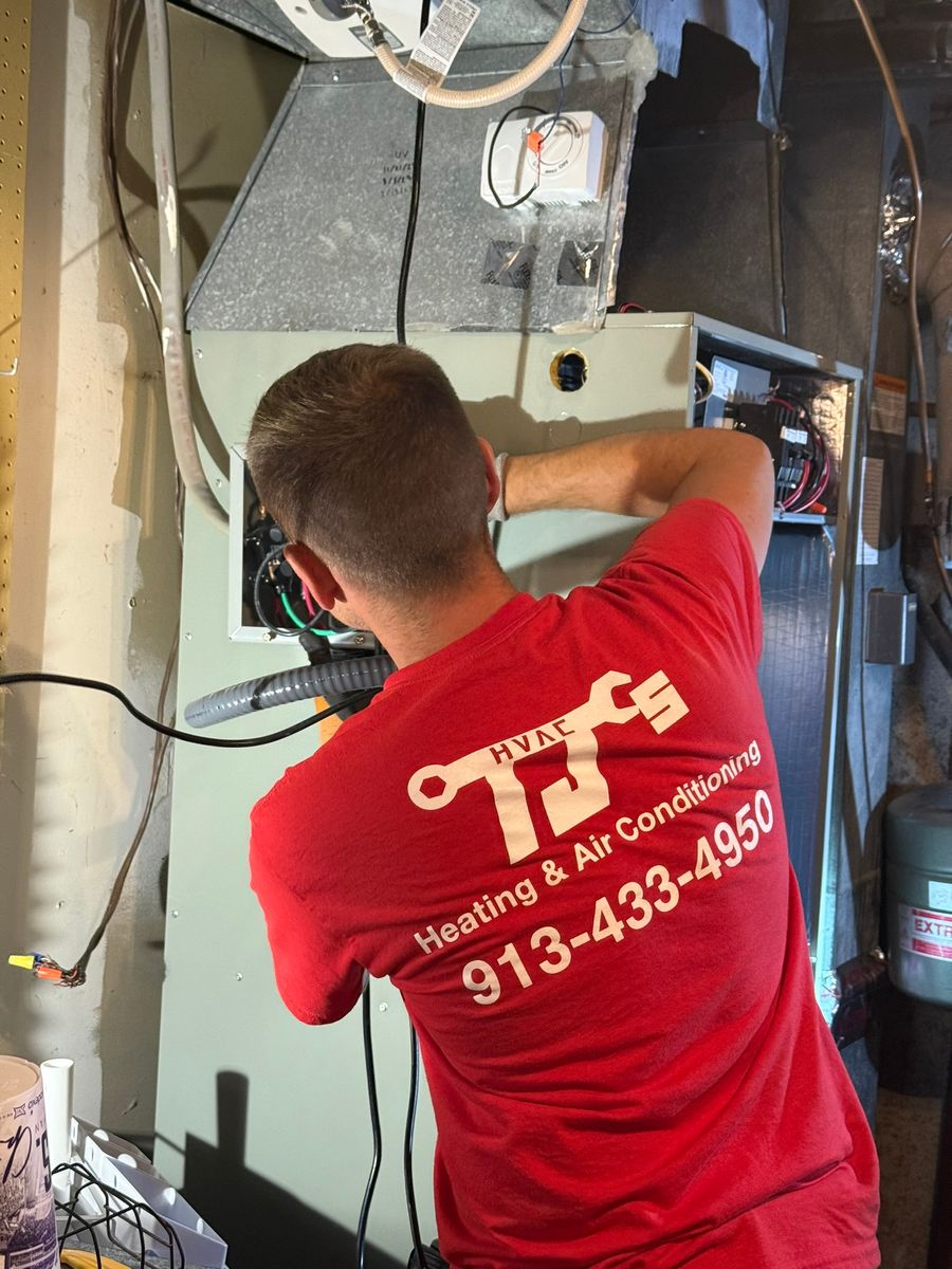 Installation of HVAC Systems for TJs HVAC Services in Basehor, KS