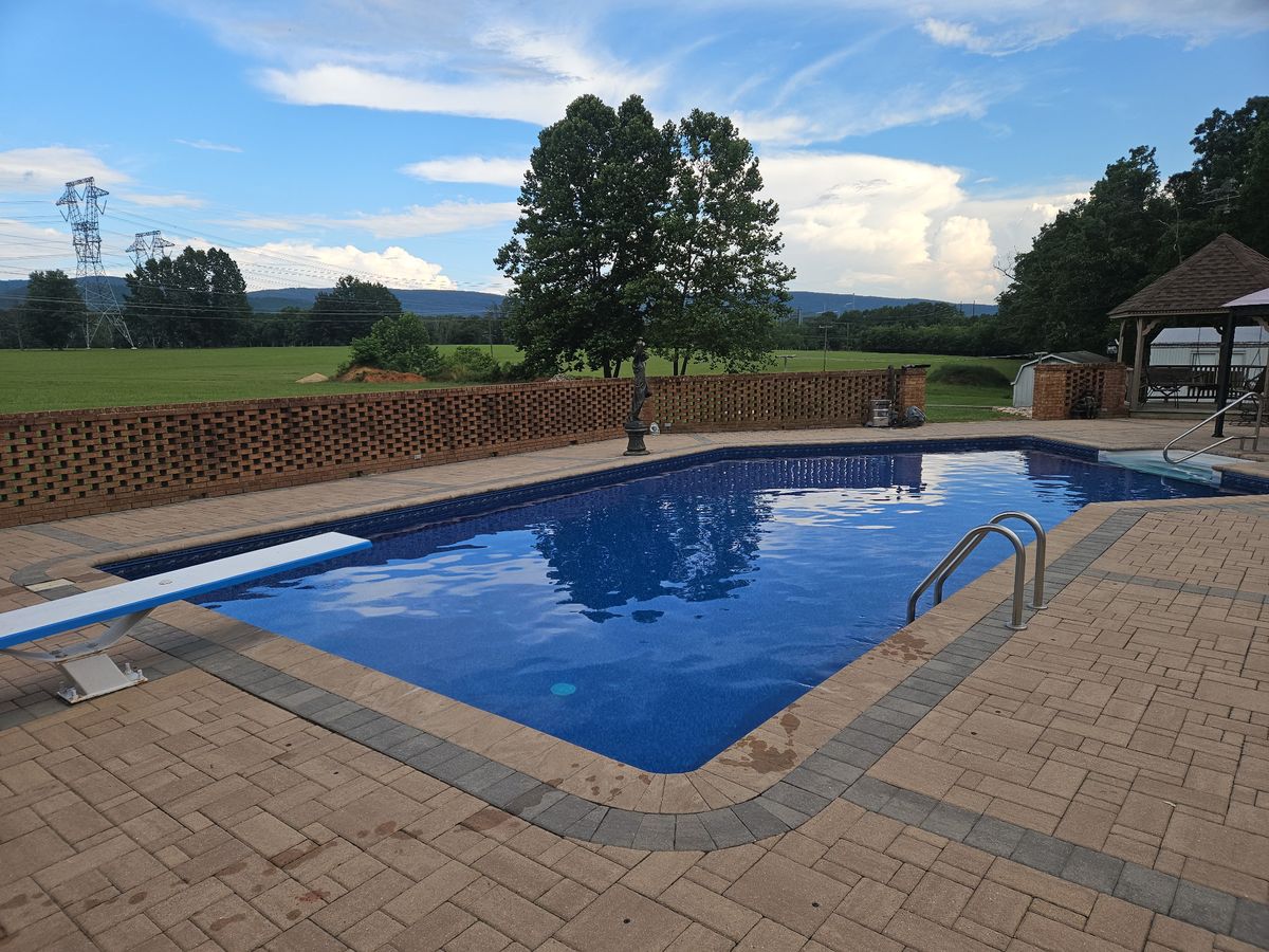 New Pool Construction for Mattox Residential Services in Augusta County, VA