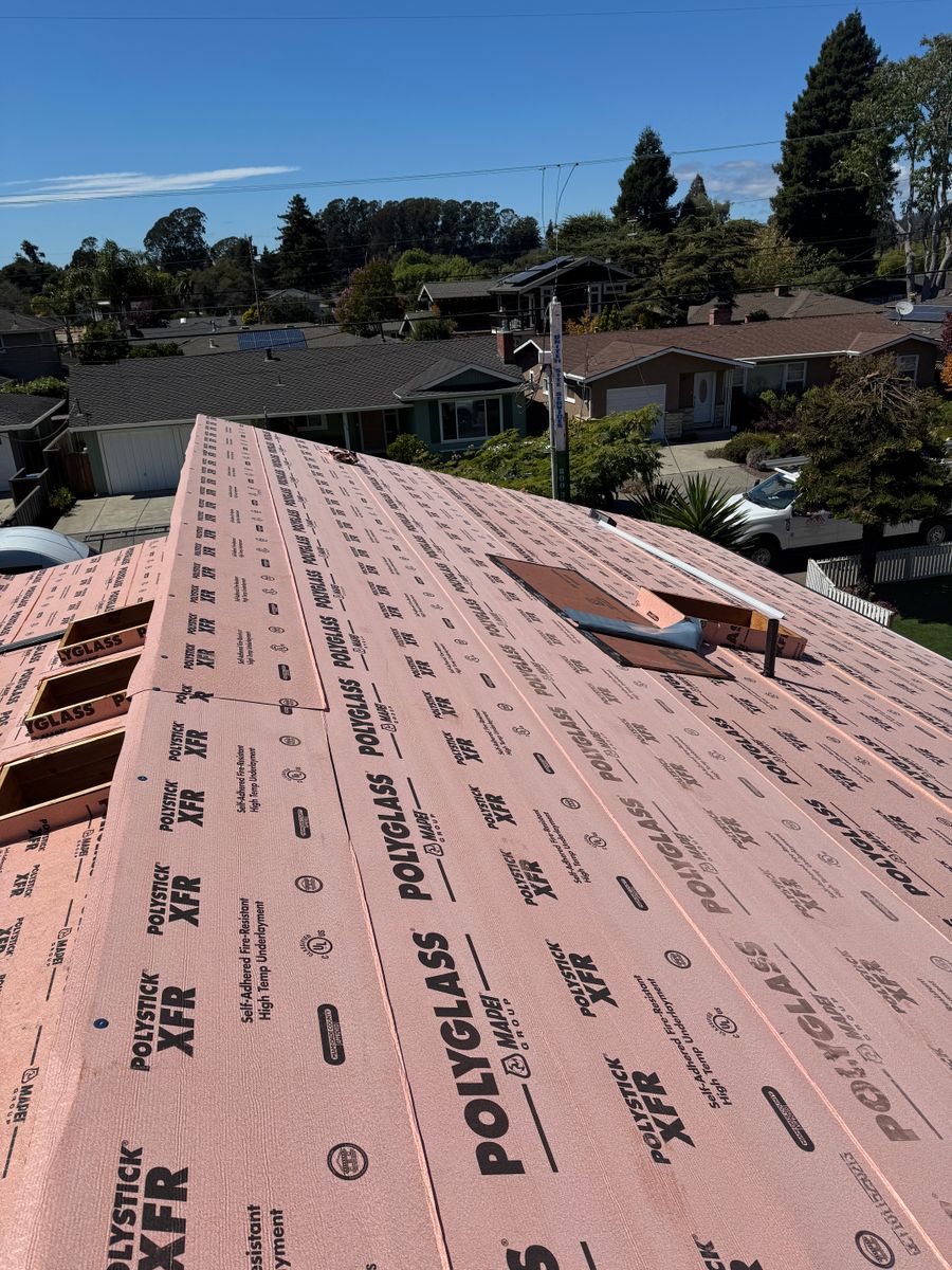 Roofing Installation for Bay Area Five Star Roofing in Redwood City, CA