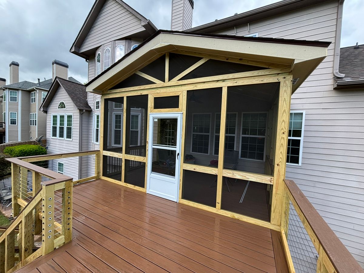 Custom Decks for CSC Carpentry LLC in Alpharetta, GA