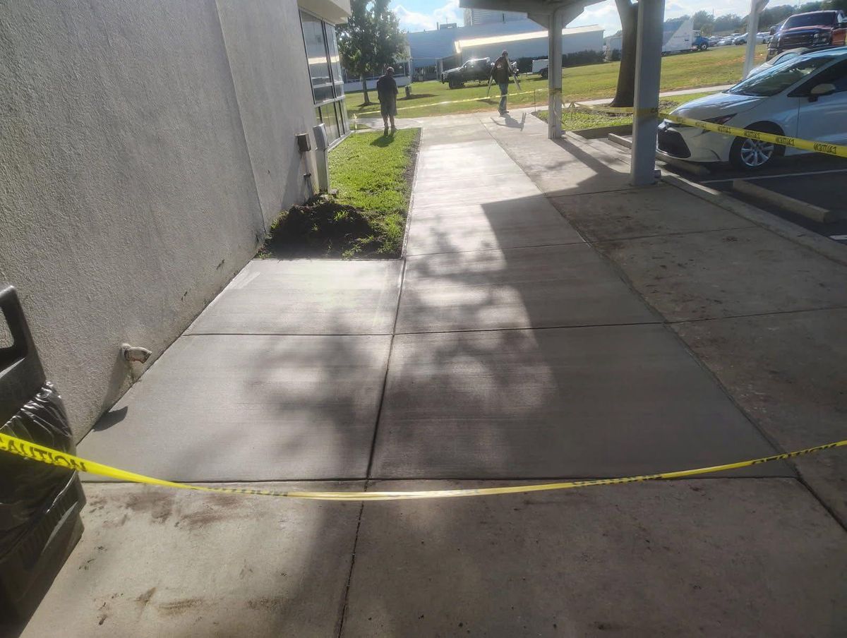 Sidewalk Installation for All Phases Decorative Concrete in Sebring, FL