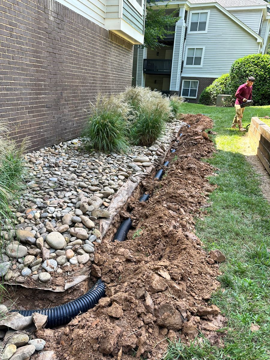 Trench Dig Outs for Vazquez Crawlspace Services LLC in Durham, NC