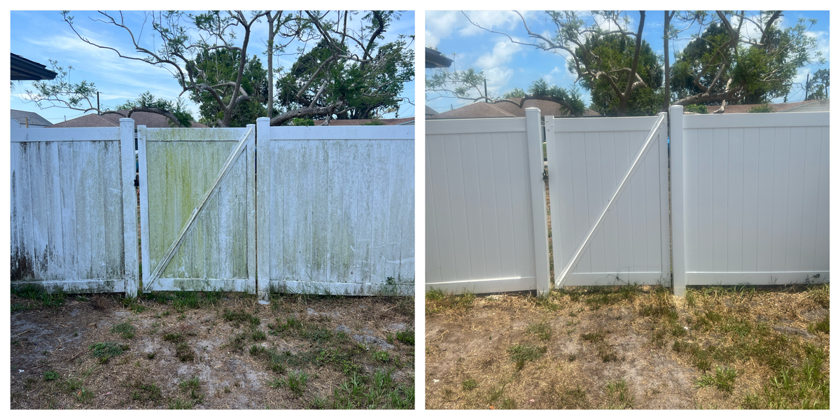 Fence Soft Wash Cleaning for My Softwash Guys in Venice, FL