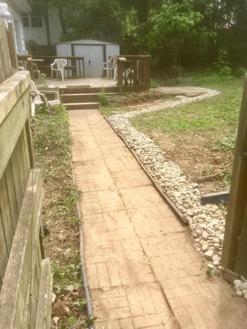 Yard Drainage and Walkways for Hoosier Water Away in Indianapolis, IN