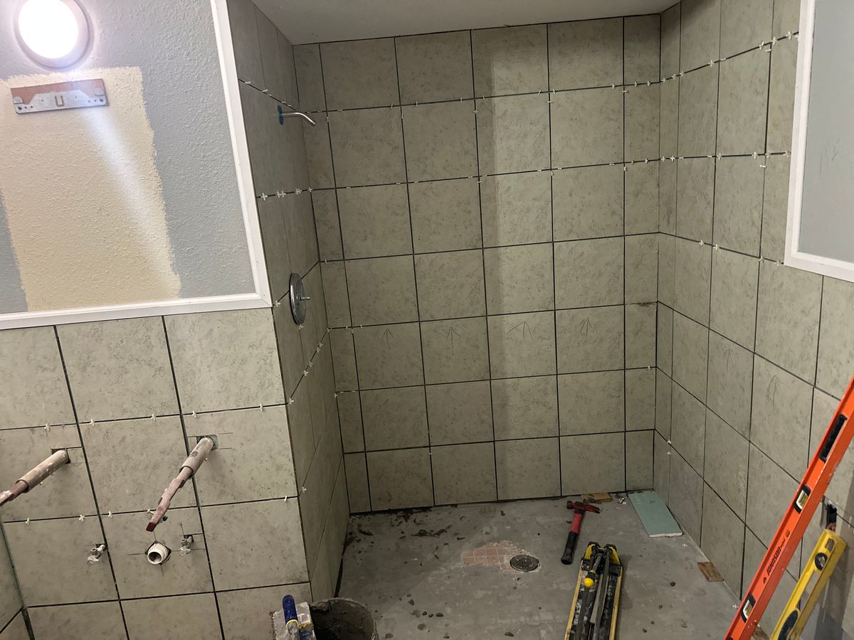 Bathroom Renovation for Jones Construction & Flooring in Bogata, TX