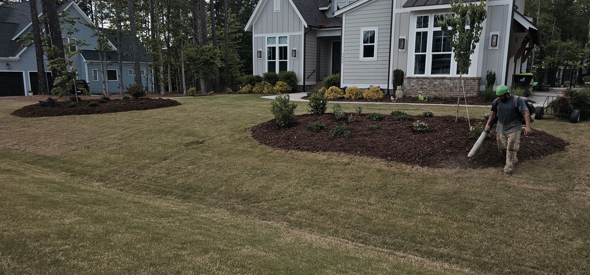Landscape Installation for Grand Design Outdoor Enhancements in Raleigh, NC