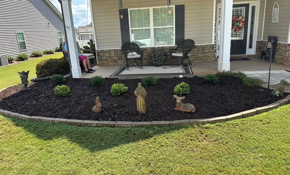 Mulch Installation for Brumblebee's Landscaping & Cleaning Services in Loganville, GA