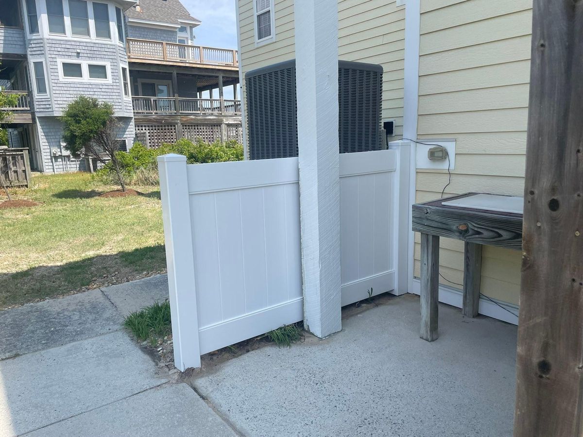 Vinyl Fencing for Sea Level Fence in Virginia Beach, VA