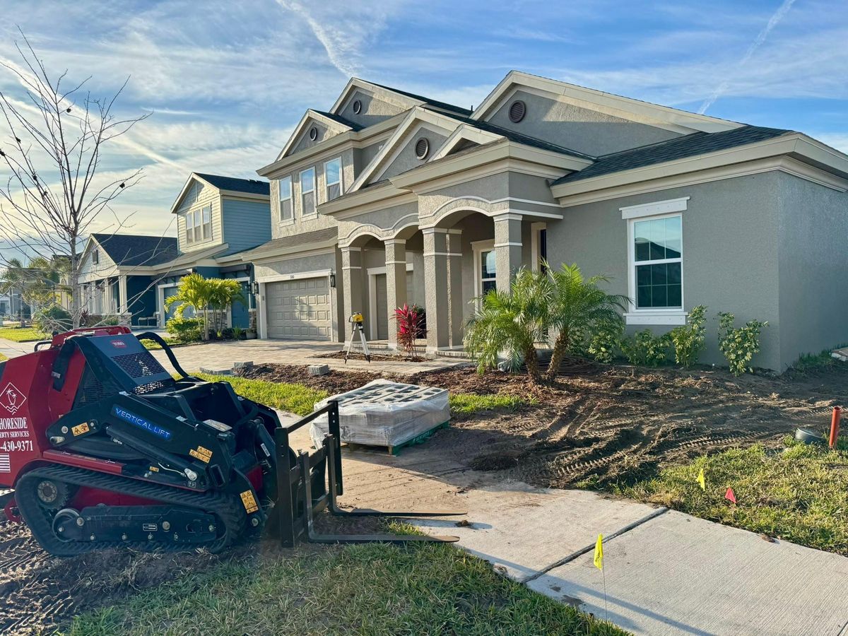 Land Grading for Shoreside Property Services in Apollo Beach, FL
