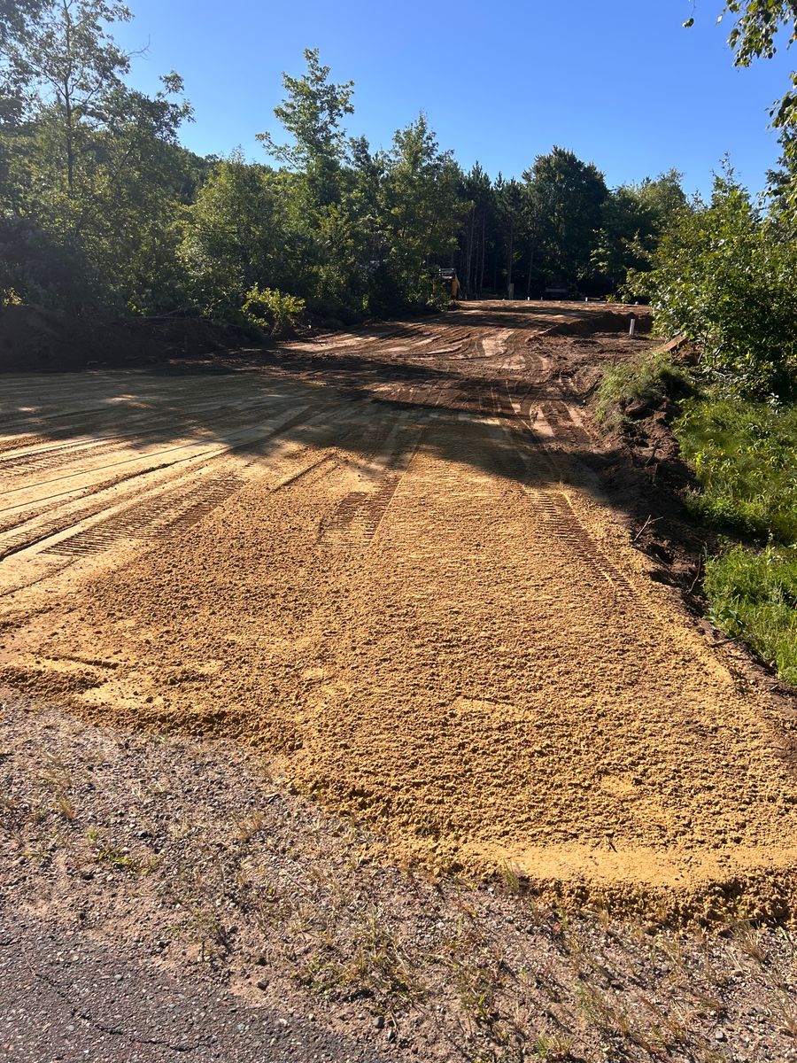 Land Grading for Davis Landscaping in Wilson, WI
