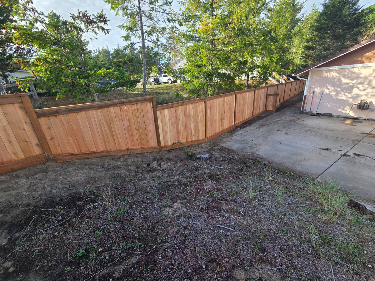 Fencing Repair & Installation for BTC Construction in Florence, OR