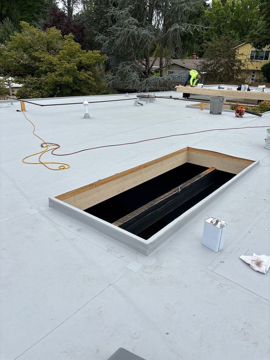Skylight Installation for MDM Roofing in Portland, OR