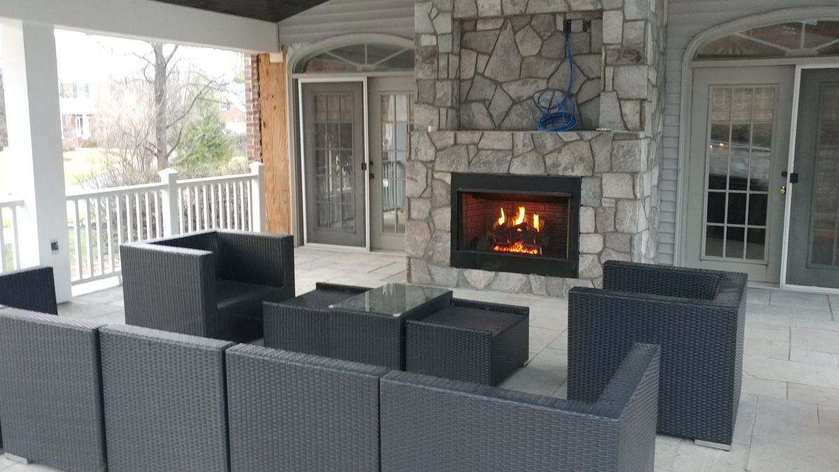 Outdoor Fireplaces for M&M Professional Landscaping in Sterling, VA