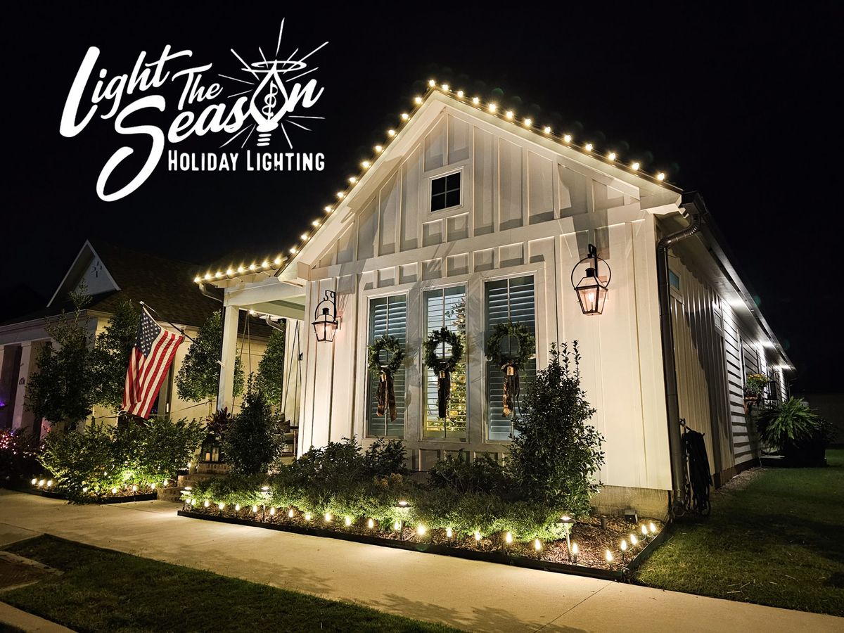 Fascia and Rooflines for Light the Season in Lafayette Parish,  LA