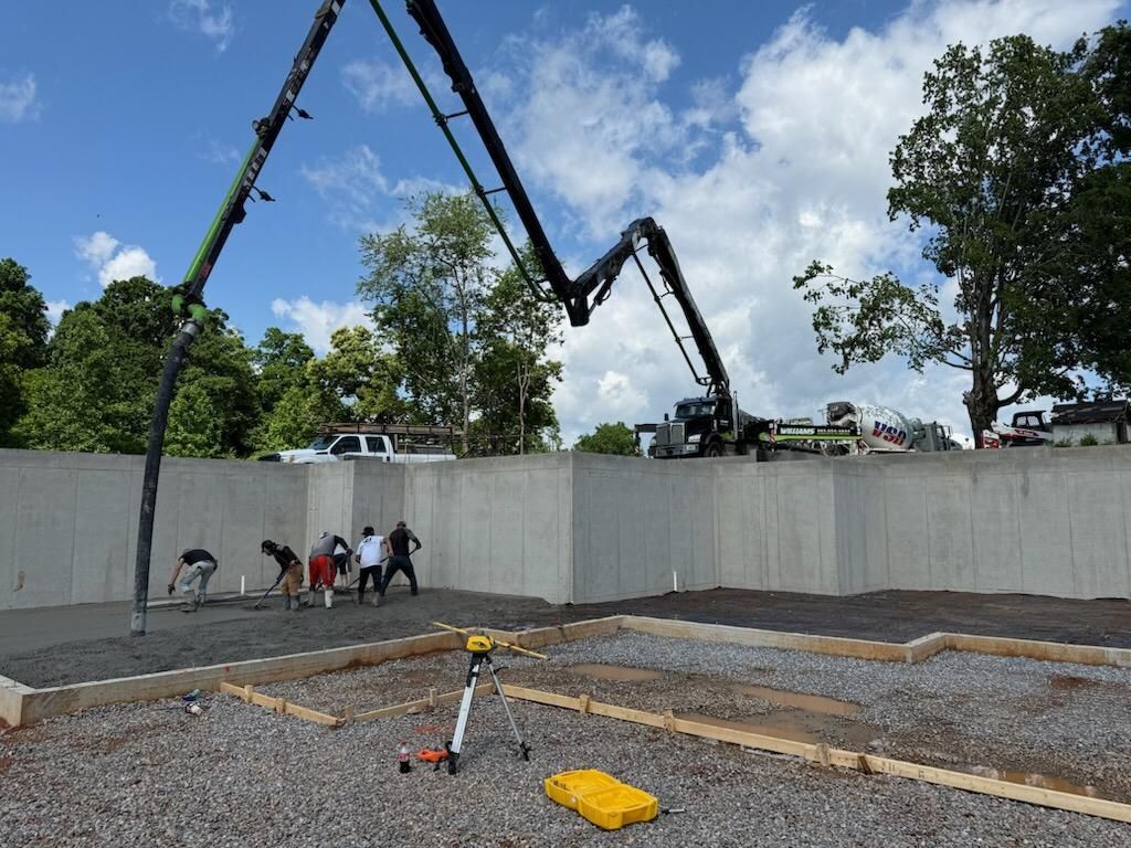 Boom Pumping for Williams Concrete Pumping in Knoxville, Tennessee