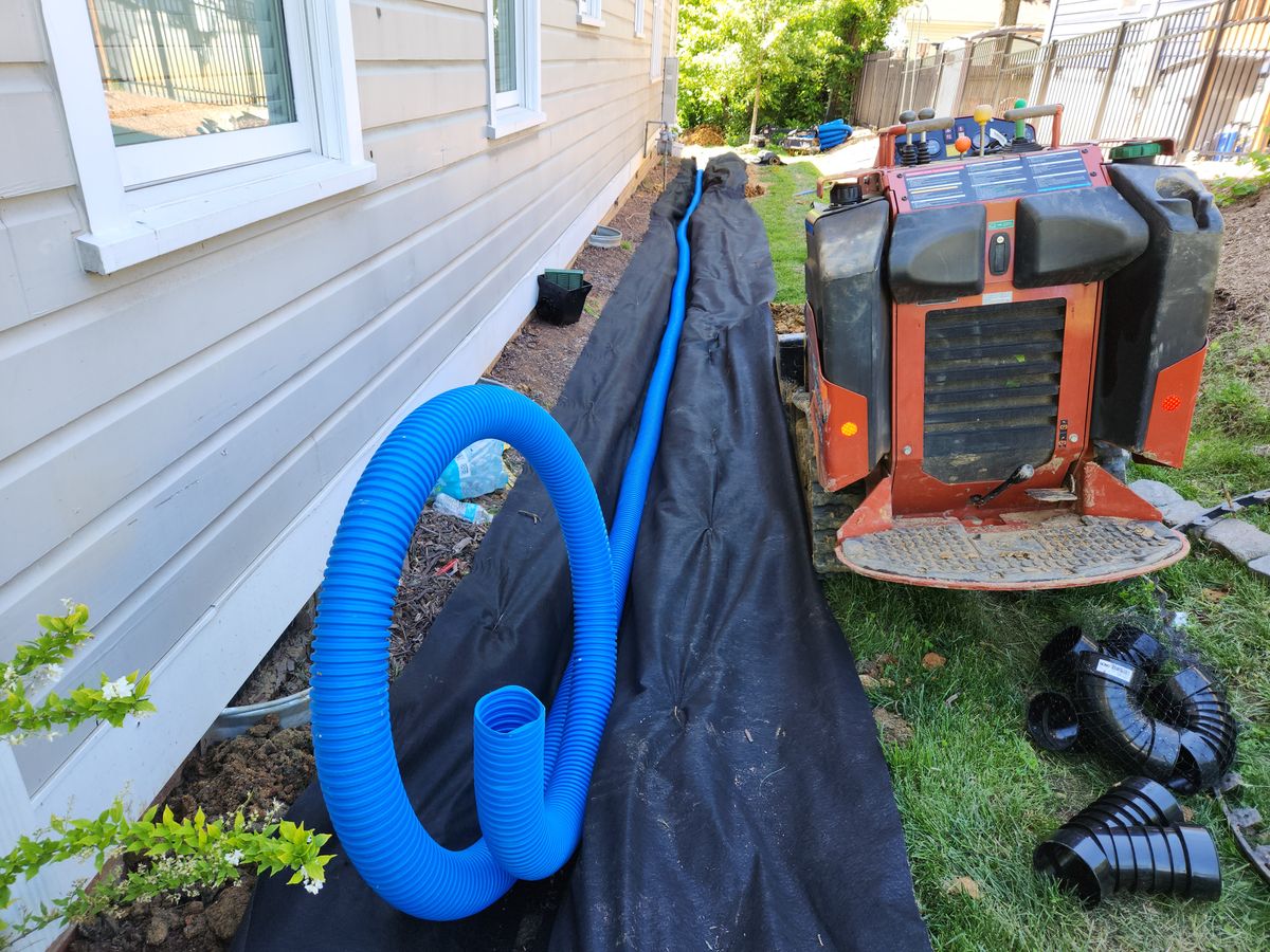 French Drains for Drain My lawn in Charlotte, NC