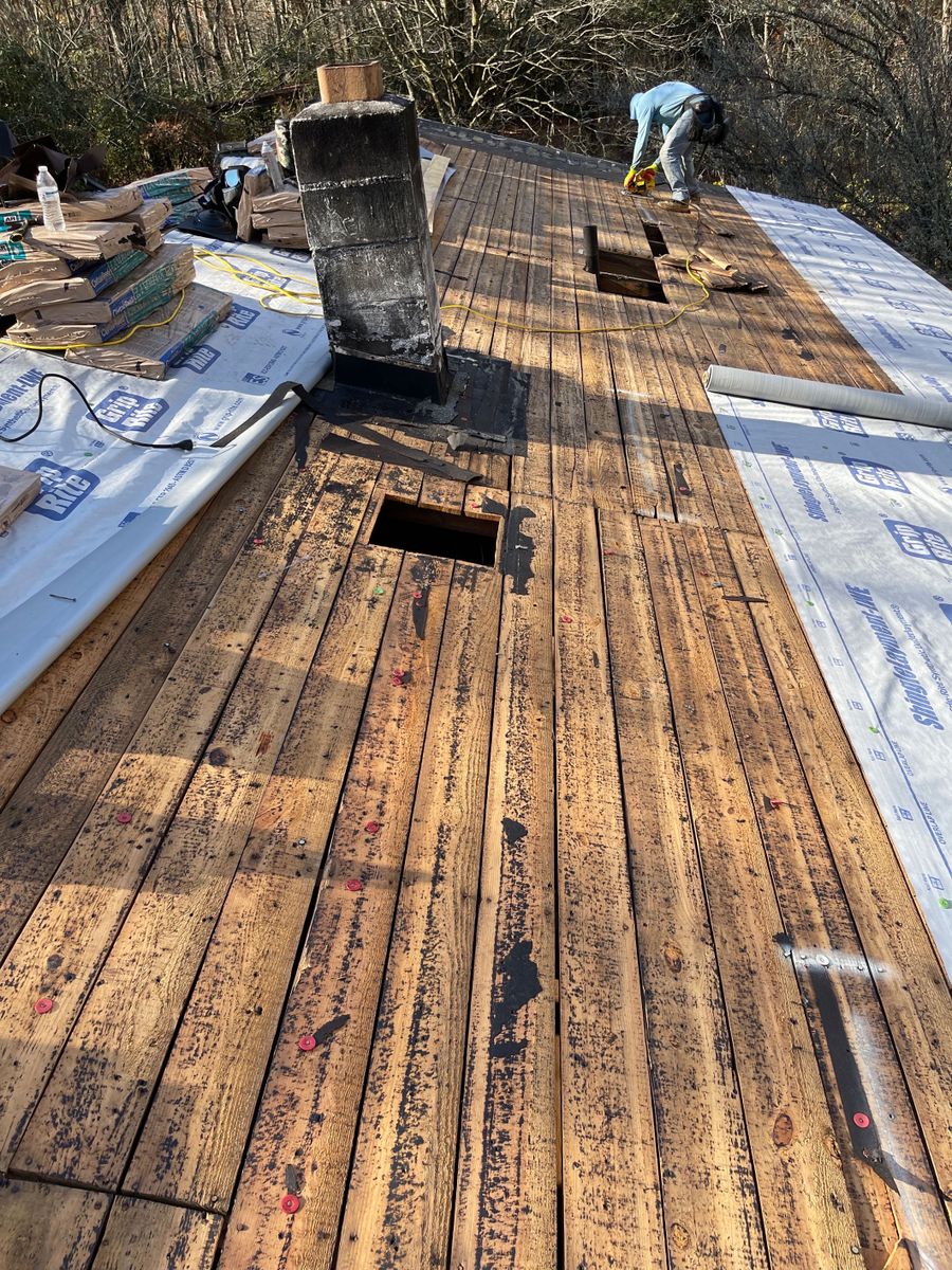 Roofing Replacement for RJ Roofing of WNC in Brevard, NC