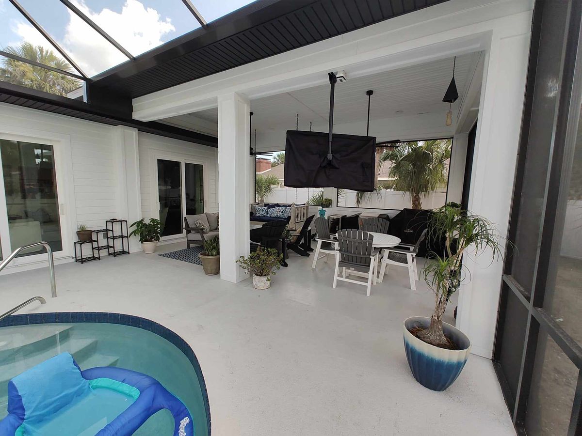 Porch and Balcony Addition for Cast Away Homes LLC in Palm Coast, FL