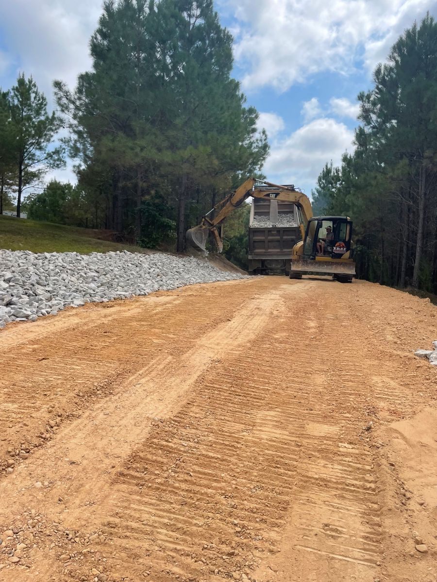 Driveway Construction for H&H Dirt Work in Luka, MS