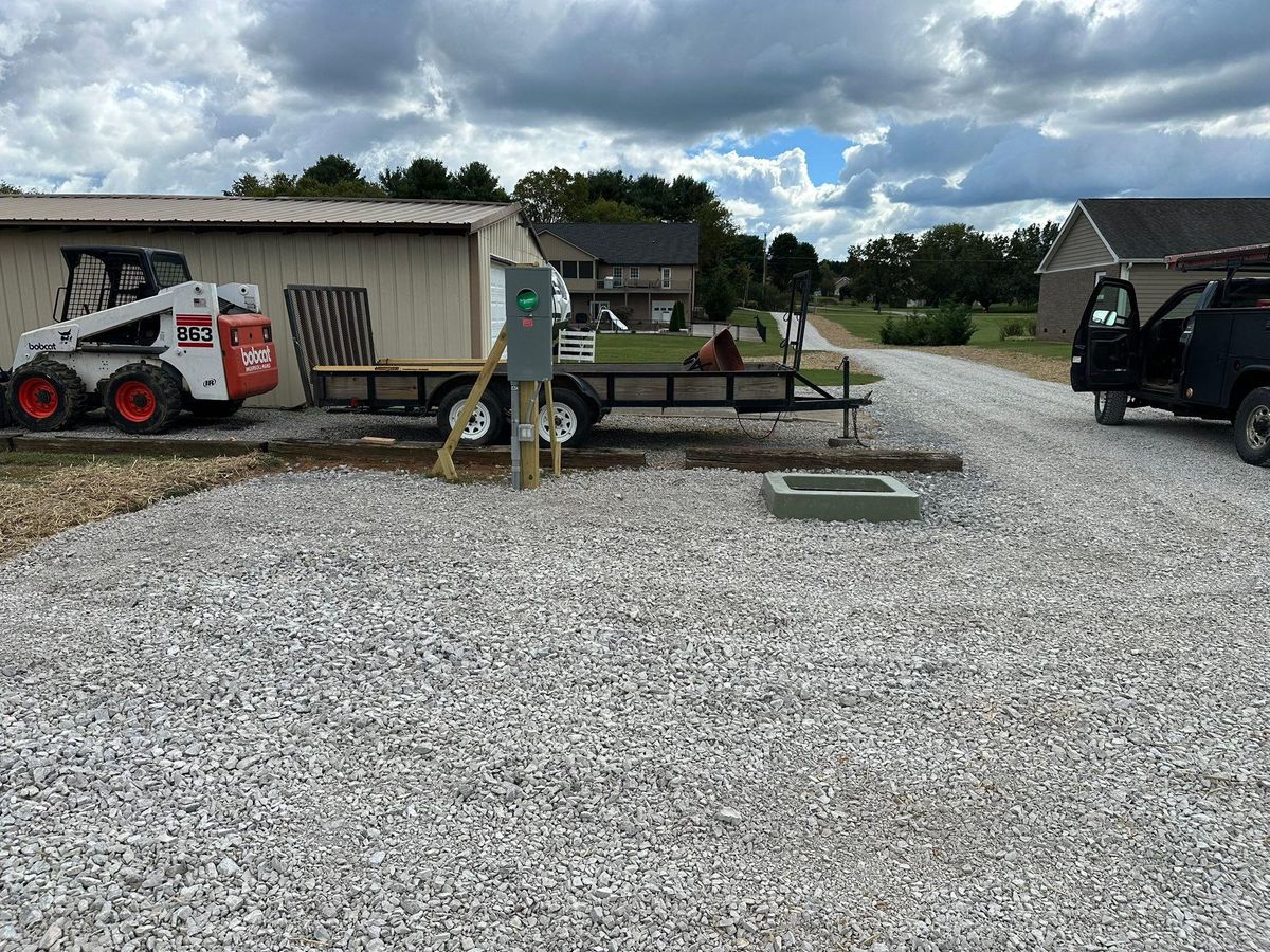 Site Preparation for Phillips Construction and Excavating in Seymour, TN