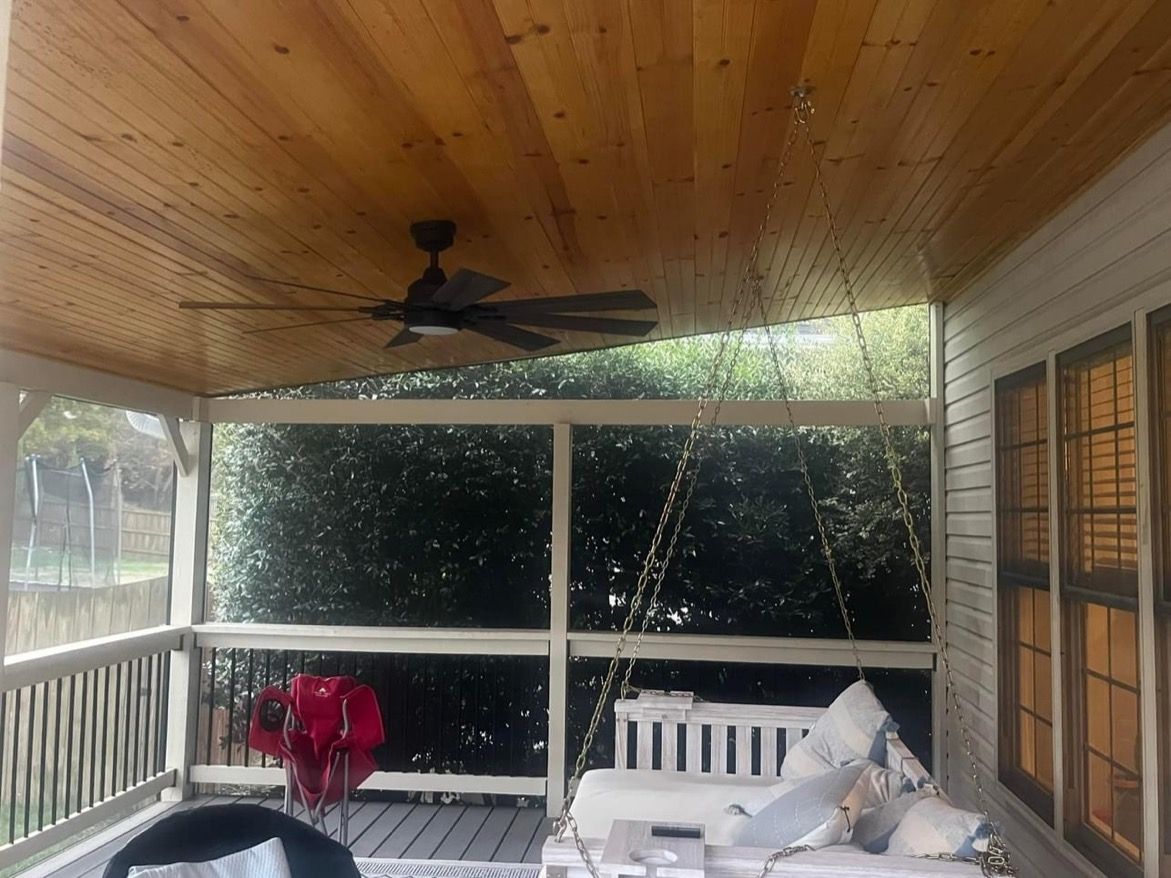 Sun Room and Screen Room builds for Barrett Home Services in Hendersonville, TN