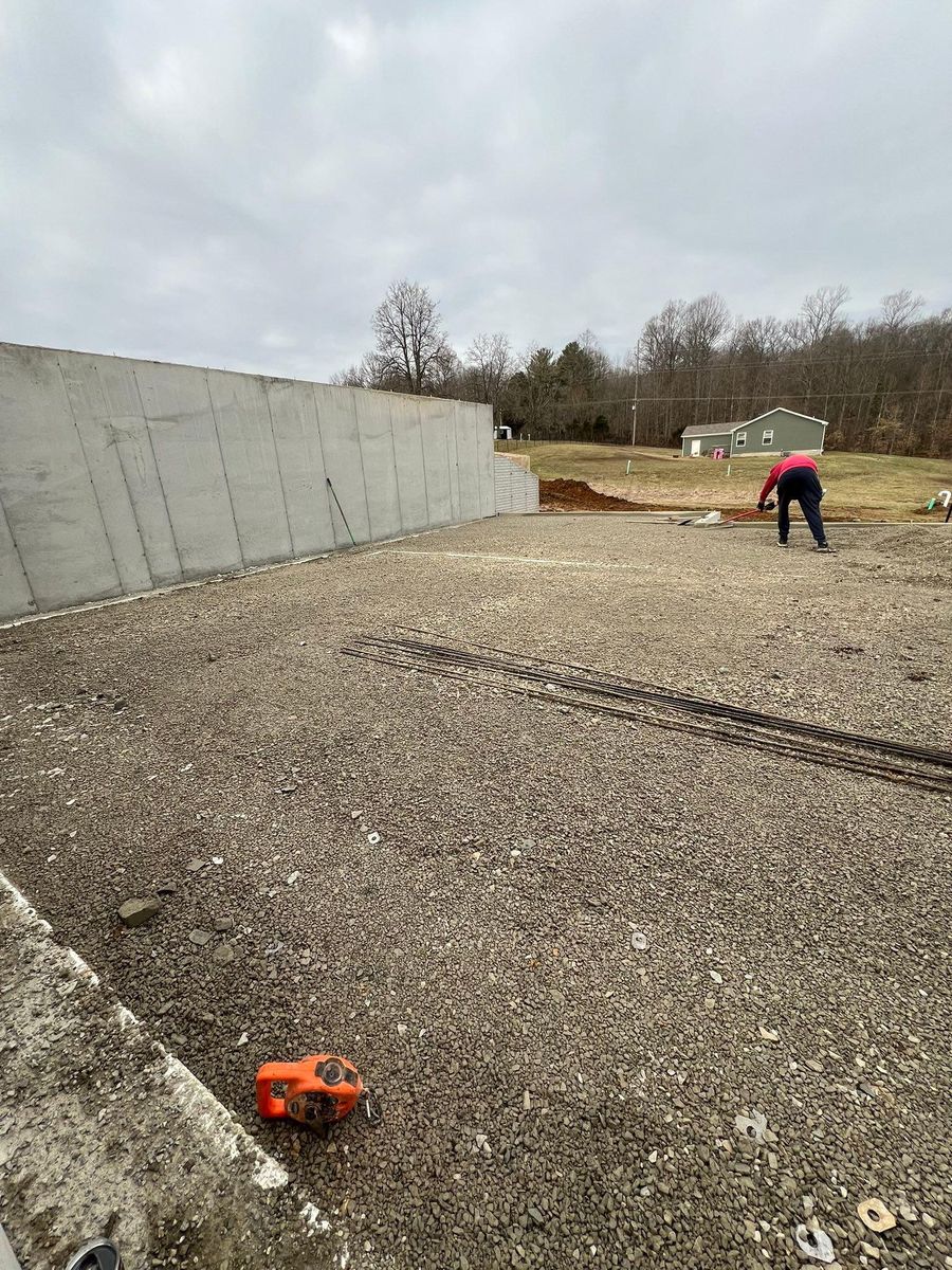 Basement, Block-Wall, Poured-Wall, & Other Foundations for Whitfield Concrete Construction in Solsberry, IN