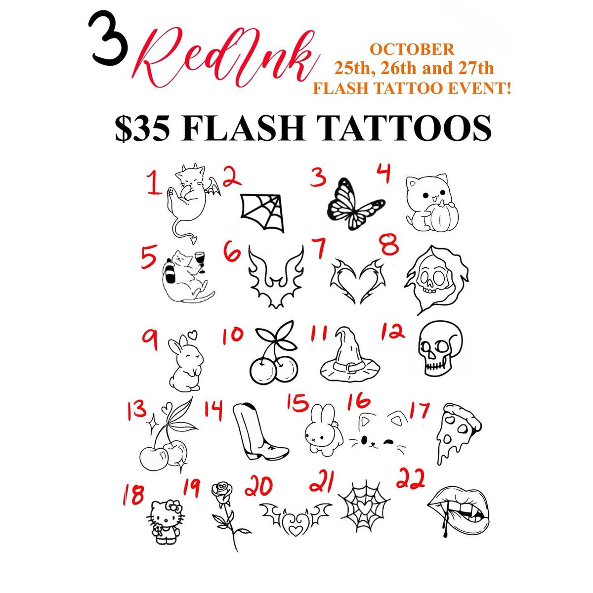 Flash $20+ Tattoos and Piercings for RedInk Tattoo Studio in Manhattan,  NY