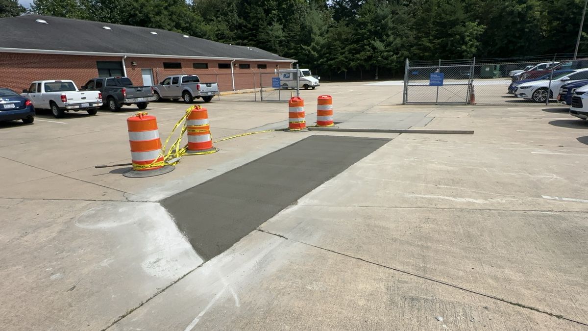 Concrete Slab Construction for Stines and Company  in Rutherfordton, NC