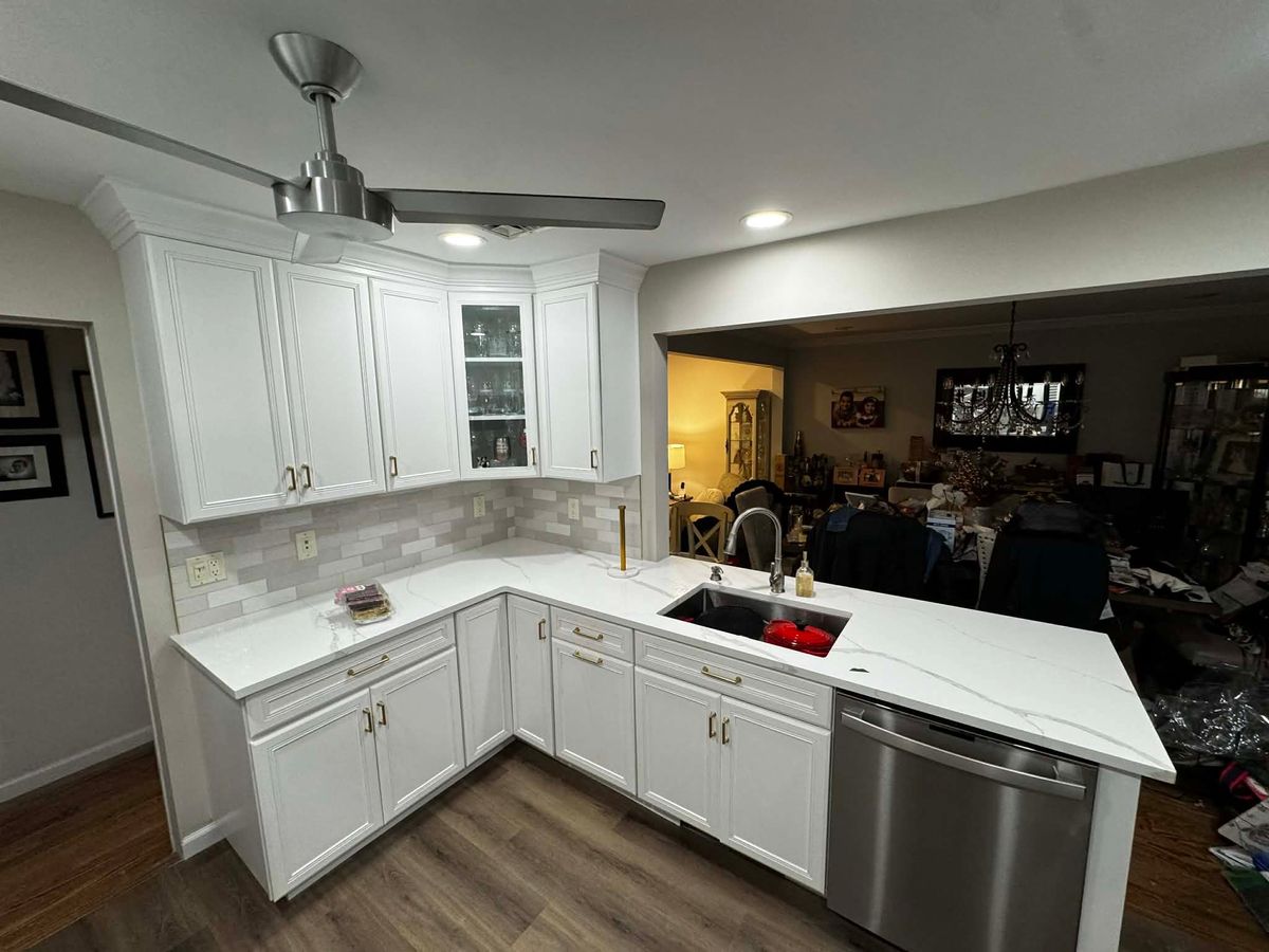 Flooring sand and installation for Ramos Pro Painting & Construction in East Rockaway, 	New York