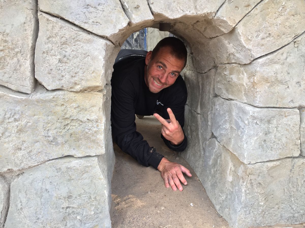 Custom Carved Concrete for Texas Curb N Borders in Houston, TX