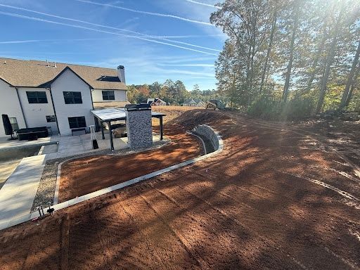 Grading for Dirt Pro Land Solutions in Fayetteville, GA