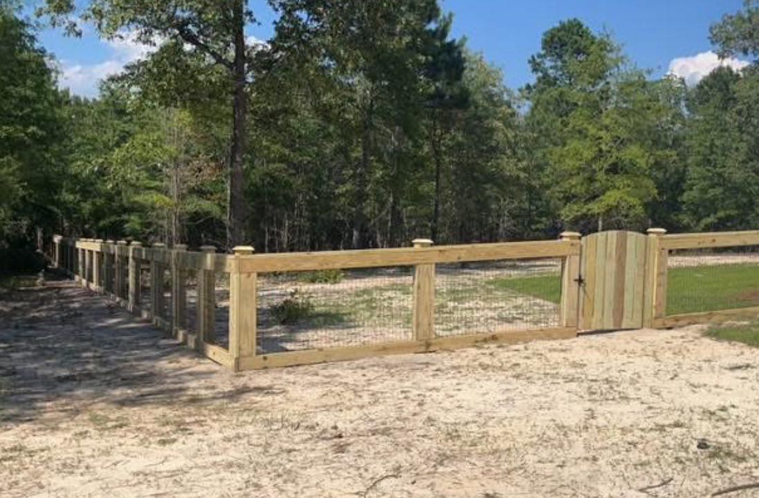 Fence Installation for JB Nealy Fence in Elgin, SC