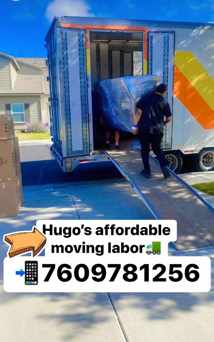 Specialized & Moving and Packing for Hugo’s Affordable Moving Labor in San Diego, CA