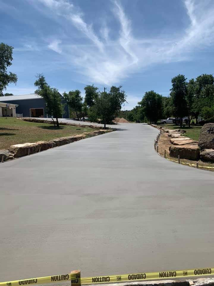 Driveway Design & Build for Jay-T Construction in Burnet, TX