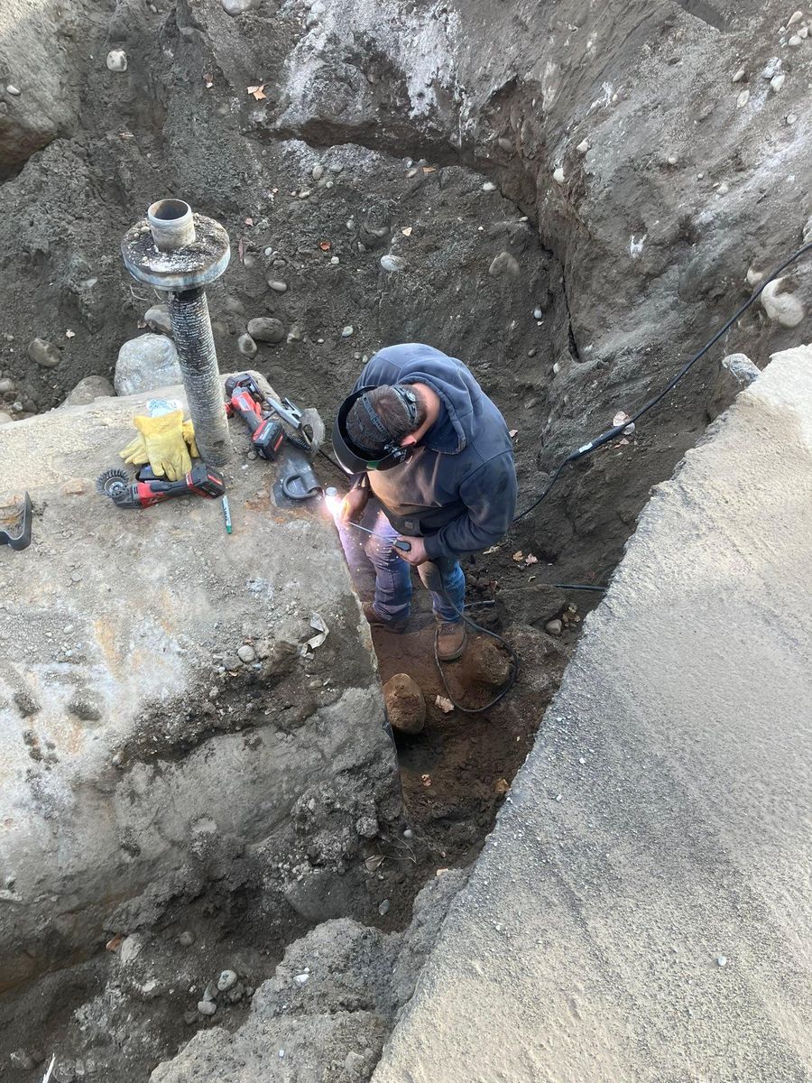 Trenching for Zion Excavation in Ephrata, WA