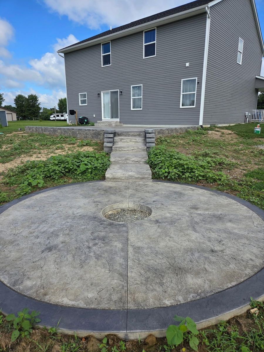 Patio Design & Installation for New Edge Concrete in Mount Vernon, OH
