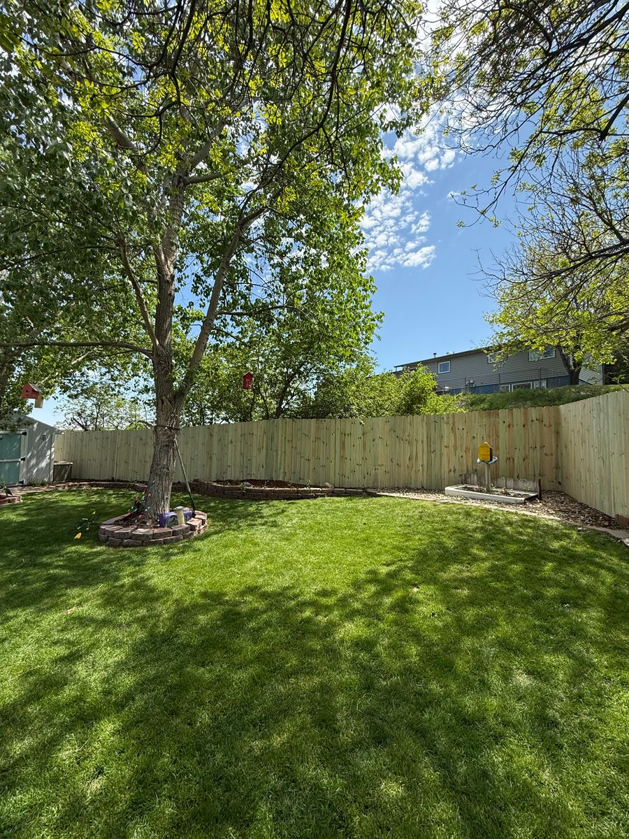 Fence Installation for DS Industries in Gillette, WY