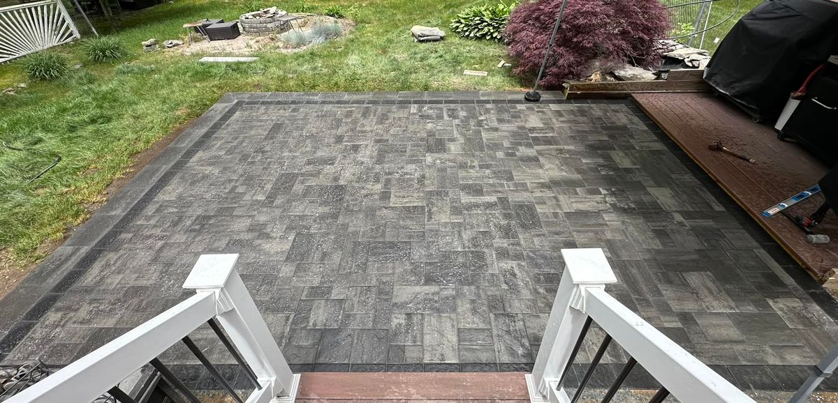 Patio Design for Rose Landscape & Design, Inc. in Abington, MA