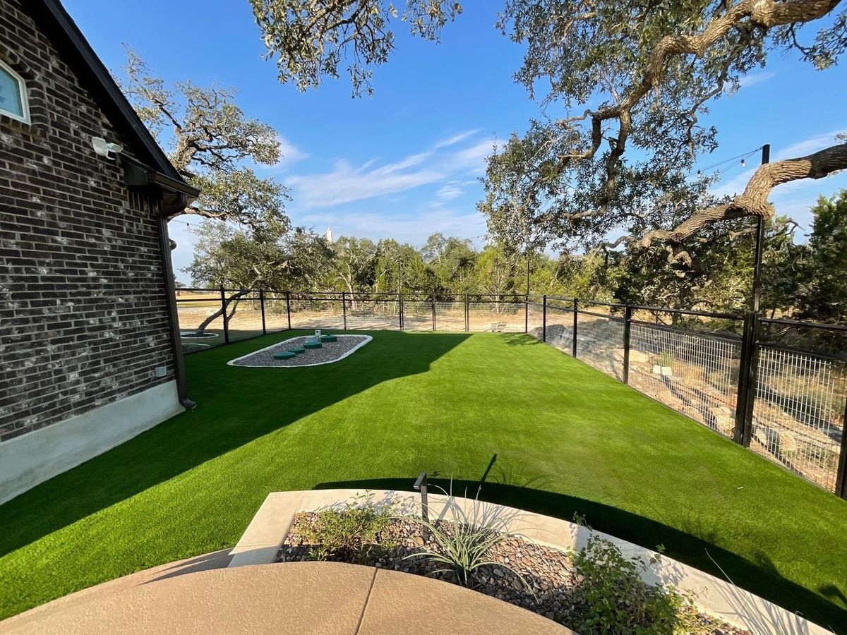Landscape Design for N. B. Fence & Landscape in New Braunfels, TX