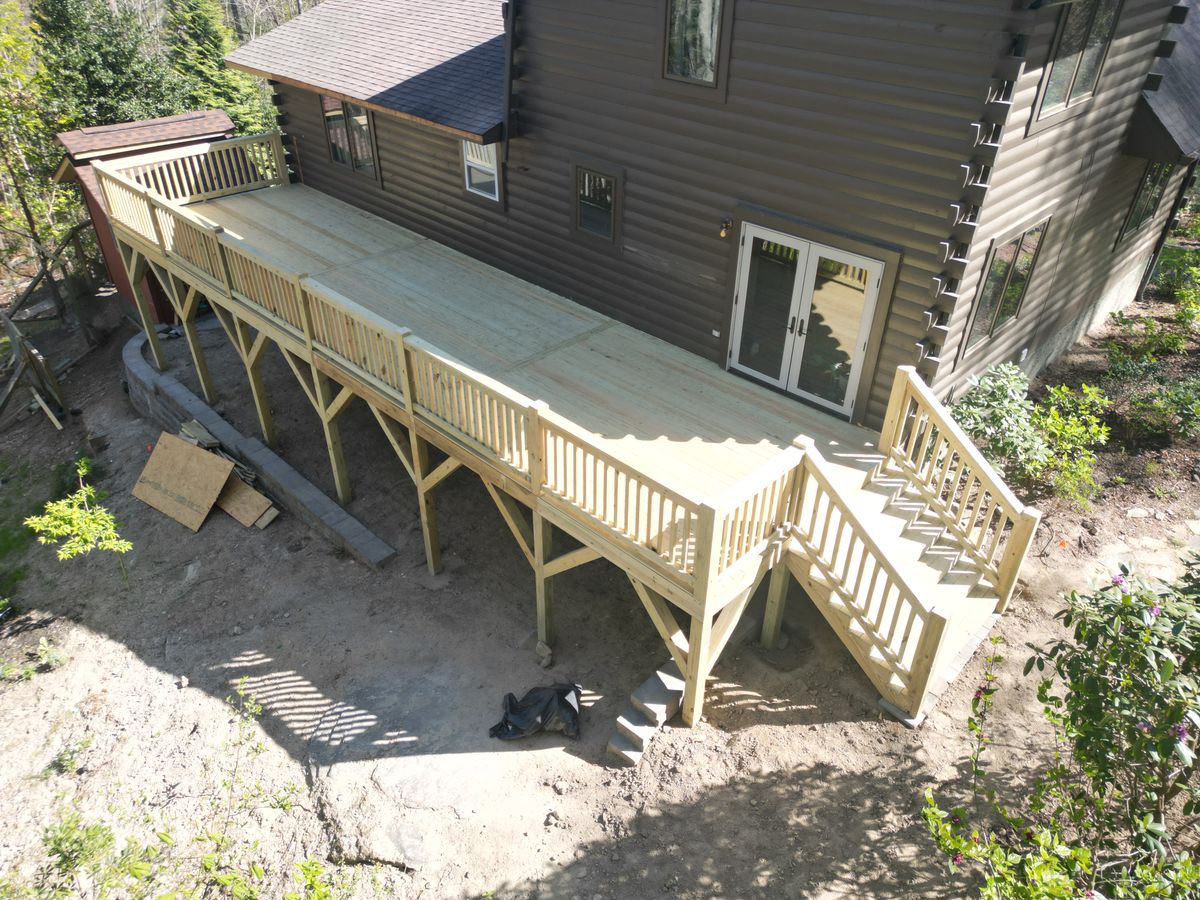 Deck Painting and Staining for JV Painting Services LLC in Hendersonville, NC