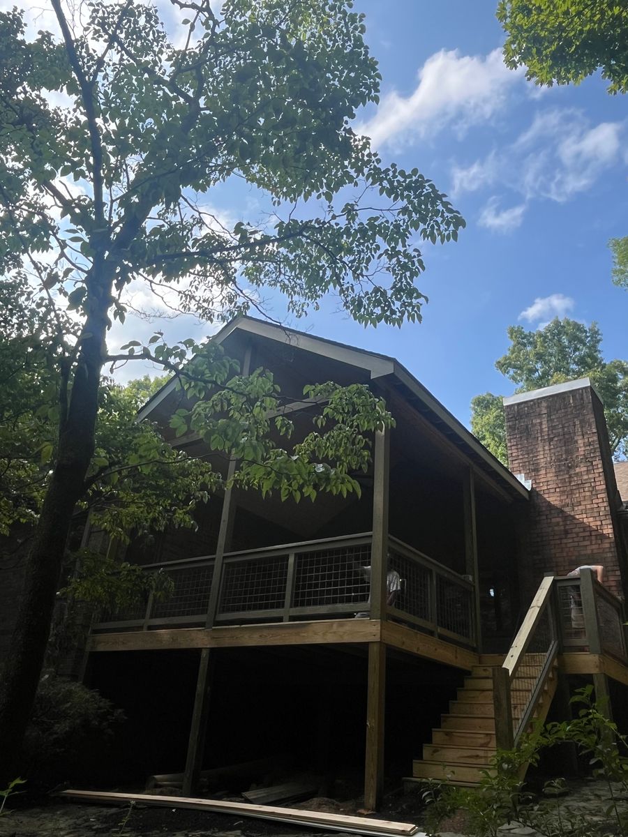 Deck, Patio and Gazebo installation for Barrett Home Services in Hendersonville, TN